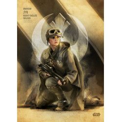 ROGUE ONE KEY FORCES - Magnetic Metal Poster 45x32 - Jyn