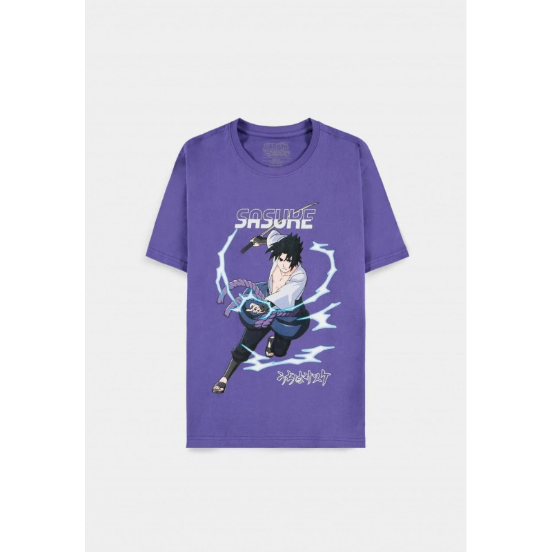 NARUTO - Sasuke Purple - T-Shirt Homme (M)