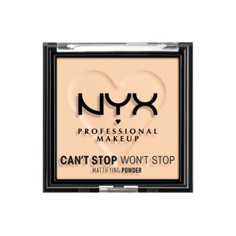 NYX Professional Makeup compatible - Can't Stop Won't Stop Mattifying Powder - Light
