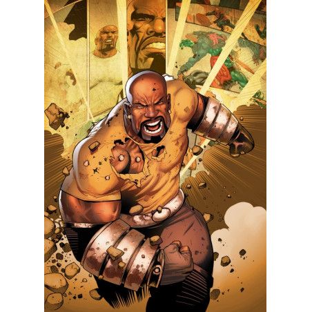 MARVEL ALL NEW - Magnetic Metal Poster 45x32 - Luke Cage (M)