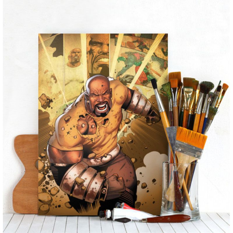 MARVEL ALL NEW - Magnetic Metal Poster 45x32 - Luke Cage (M)
