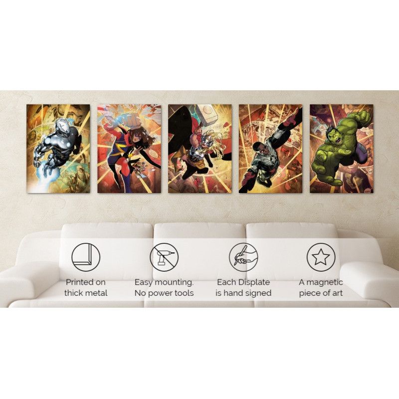 MARVEL ALL NEW - Magnetic Metal Poster 45x32 - Luke Cage (M)