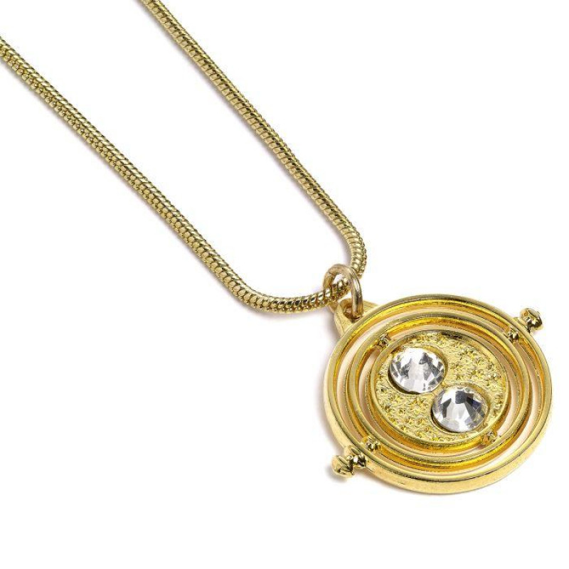 HARRY POTTER - Time Turner - Collier plaqué or