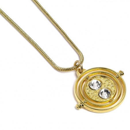 HARRY POTTER - Time Turner - Collier plaqué or