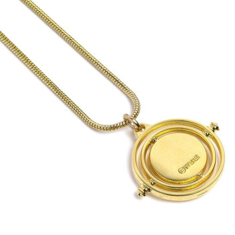 HARRY POTTER - Time Turner - Collier plaqué or