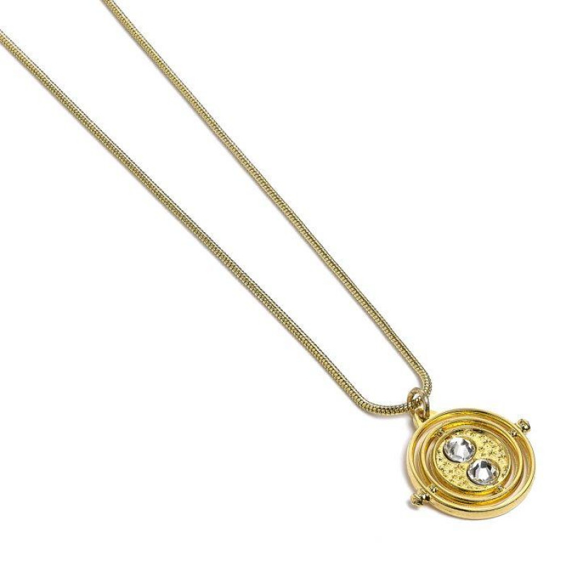 HARRY POTTER - Time Turner - Collier plaqué or
