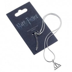 HARRY POTTER - Pendentif et Collier Plaqué Argent - Deathly Hallows
