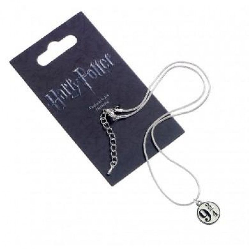 HARRY POTTER - Pendentif et Collier Plaqué Argent - Platform 9 3/4