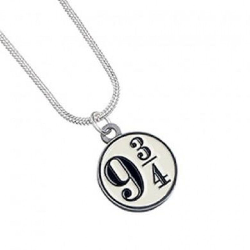 HARRY POTTER - Pendentif et Collier Plaqué Argent - Platform 9 3/4