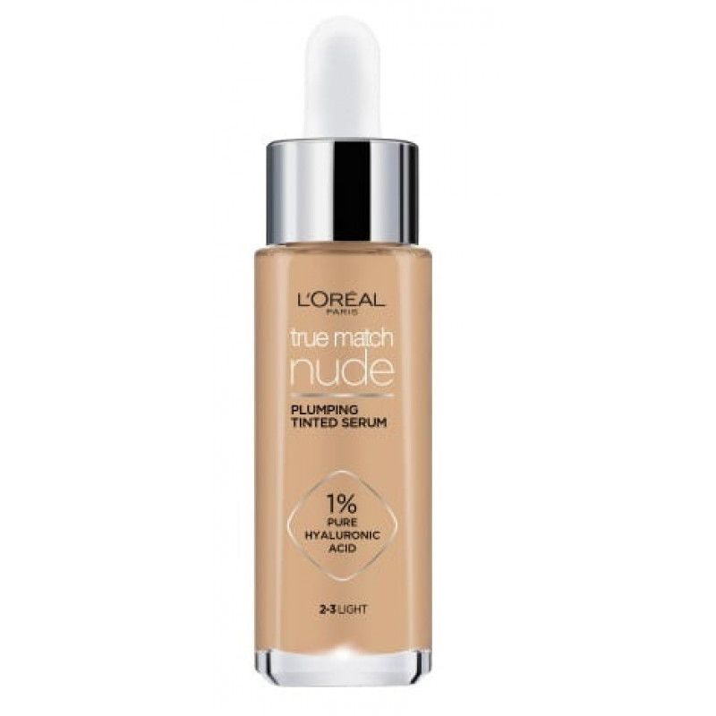 L'Oréal - True Match Nude Plumping Tinted Serum - Light 2-3