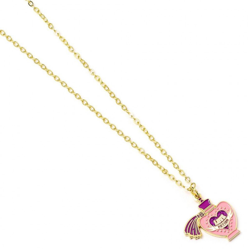 HARRY POTTER - Pendentif et Collier Plaqué Or - Love Potion