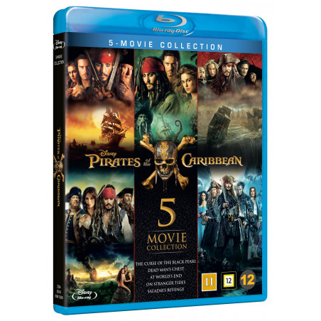 Pirates Of The Caribbean 1-5 Box