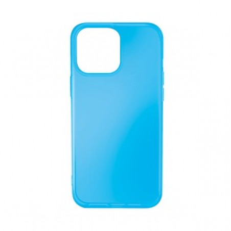 MUVIT FOR FRANCE COQUE SOUPLE TRANSPARENTE BLEU IPHONE 13 PRO