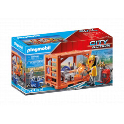 OUVRIER ET CONTENEUR