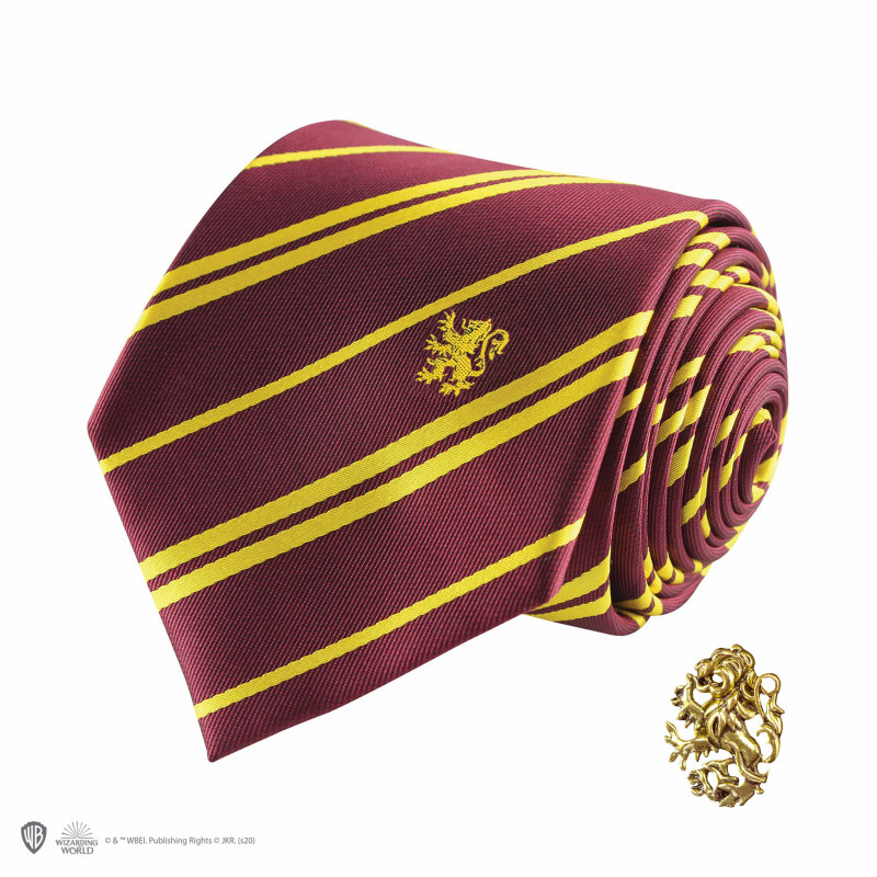 Harry Potter - Gryffindor - Deluxe Tie with metal pin