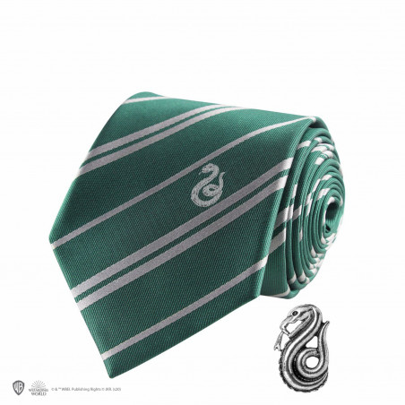 Harry Potter - Slytherin - Deluxe Tie with metal pin