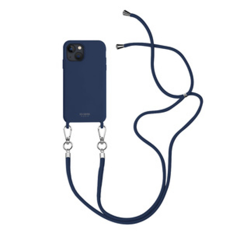 COQUE SMOOTHIE CORD BLEU IPHONE 13