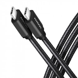 AXAGON compatible BUCM3-CM20AB Kabel USB-C 3.2 Gen 1 auf USB-C 3.2 Gen 1, schwarz - 2m