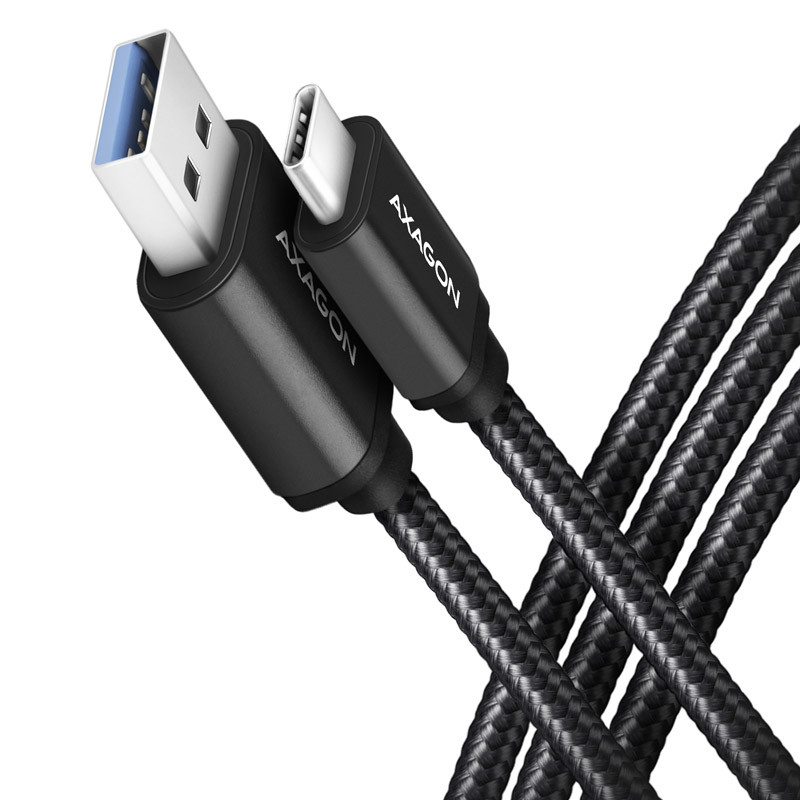 AXAGON compatible BUCM3-AM15AB Kabel USB-C auf USB-A 3.2 Gen 1, schwarz - 1,5m