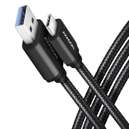 AXAGON compatible BUCM3-AM20AB Kabel USB-C auf USB-A 3.2 Gen 1, schwarz - 2m