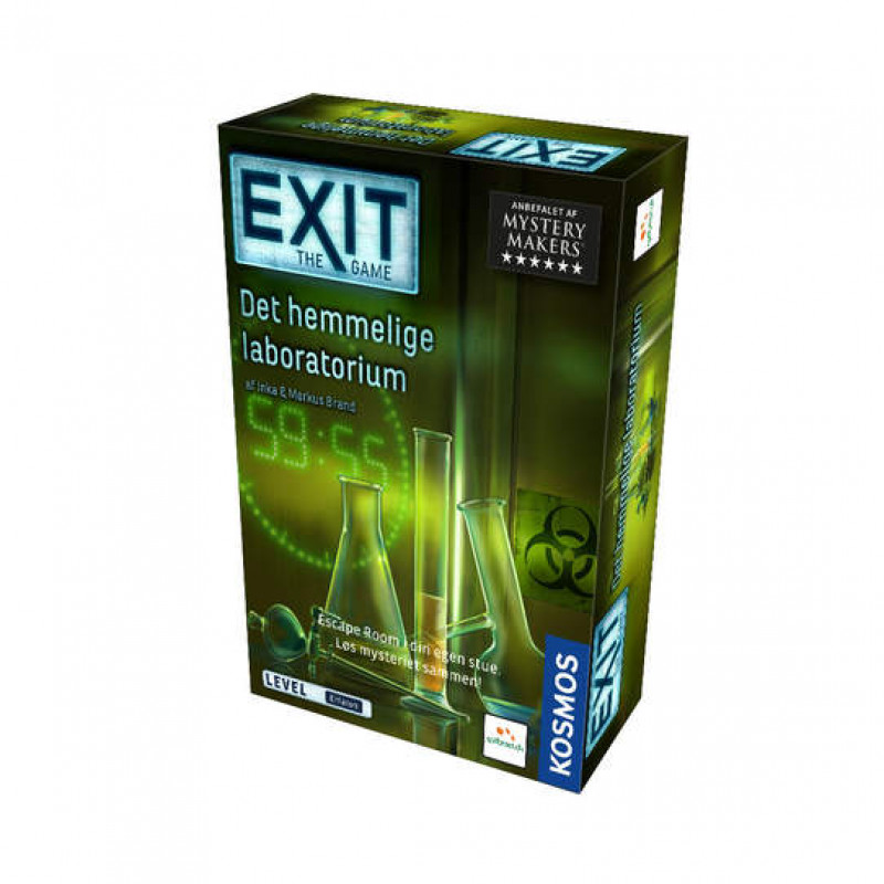 Exit: Det hemmelige laboratorie - Escape Room Game (Danish)