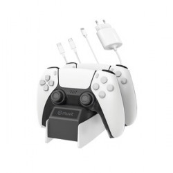 MUVIT GAMING STATION DE CHARGE POUR MANETTE PLAYSTATION 5 + ADAPTATEUR