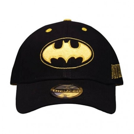 CASQUETTE BATMAN - LOGO JAUNE