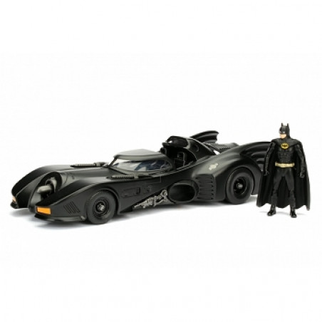 DC COMICS compatible - Batman 1989 Batmobile + Figure Metal Die-Cast - 1:24