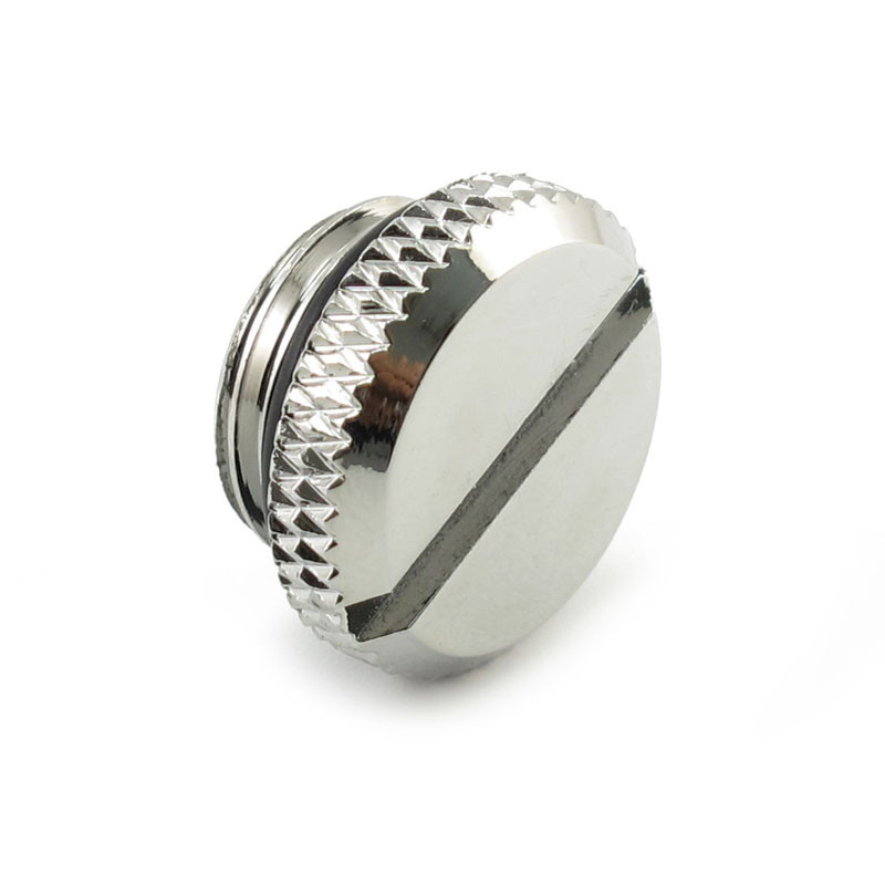 XSPC compatible Verschlussstopfen V2 G1/4 Zoll AG - 10er Pack, chrome