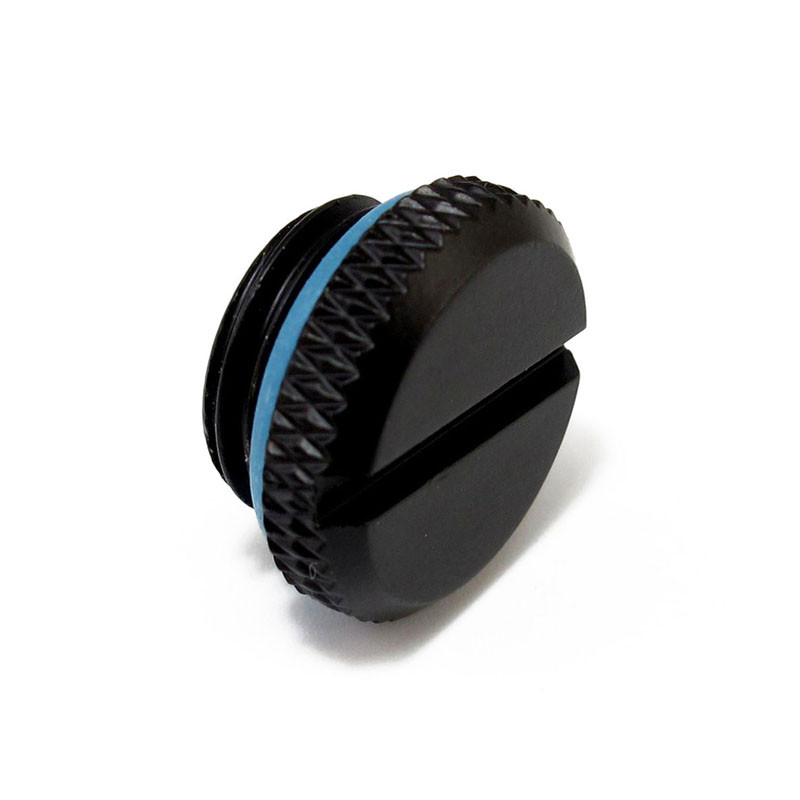 XSPC compatible Verschlussstopfen V2 G1/4 Zoll AG - 10er Pack, schwarz matt