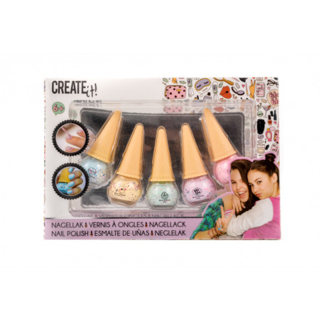 CREATE IT! - Nail Polish Icecream - 5 in Giftbox (84133)
