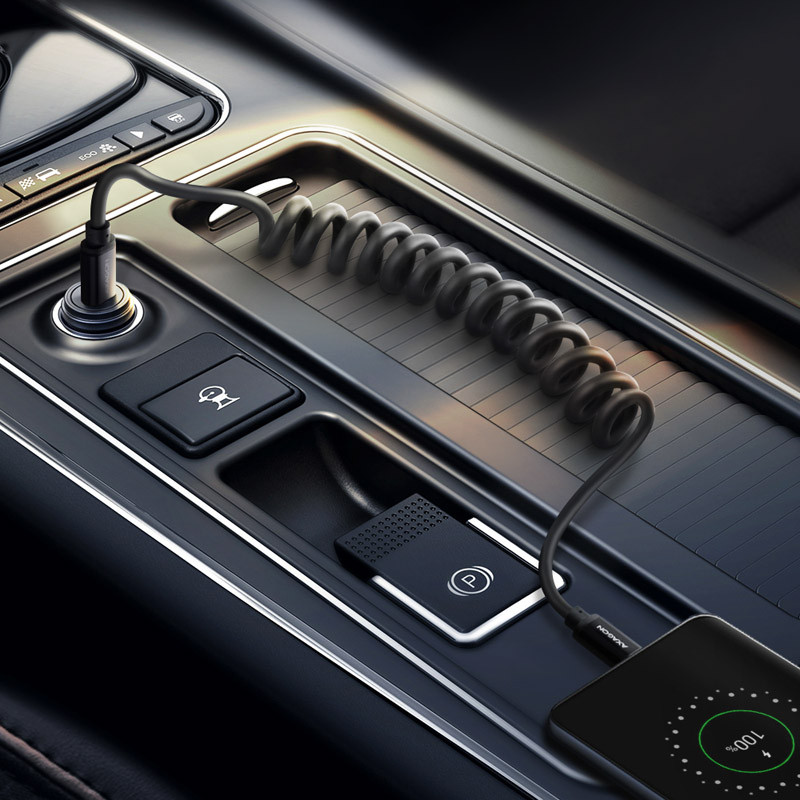 AXAGON compatible BUCM-CM10TB Twister-Kabel, USB-C auf USB-C 2.0, schwarz - 0,6m