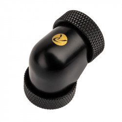 Raijintek compatible Anschluss PELIAS D140906, 14mm, 90 Grad Adapter - 6er-Pack, schwarz