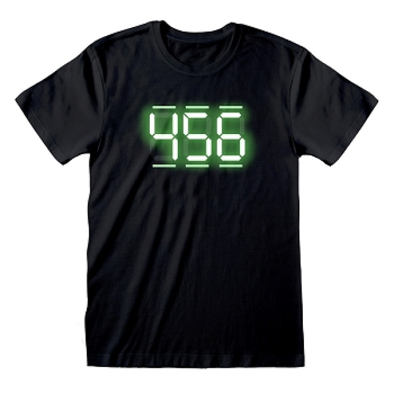 T-SHIRT SQUID GAME 456 DIGIT XL