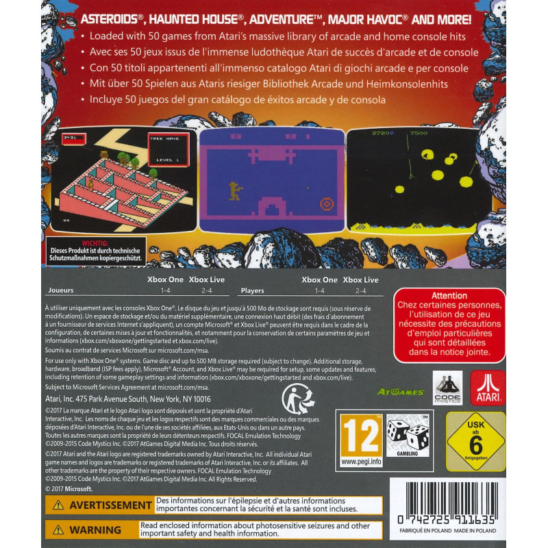 ATARI FLASHBACK CLASSICS VOL 2 - XBOX ONE
