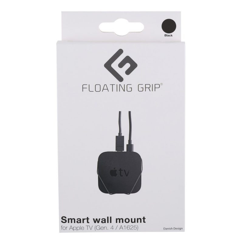 Floating Grip Apple TV Gen. 4 Wall Mount Black