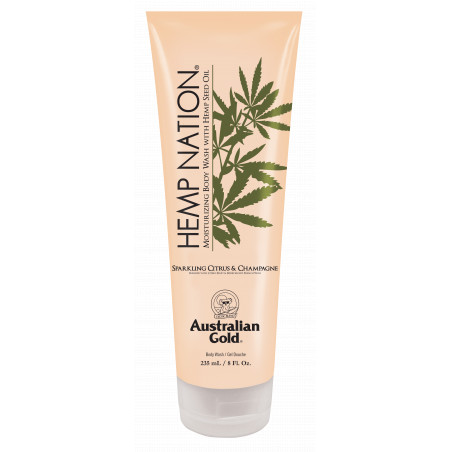 Australian Gold compatible - Hemp Nation Sparkling Citrus & Champagne Body Wash 235 ml