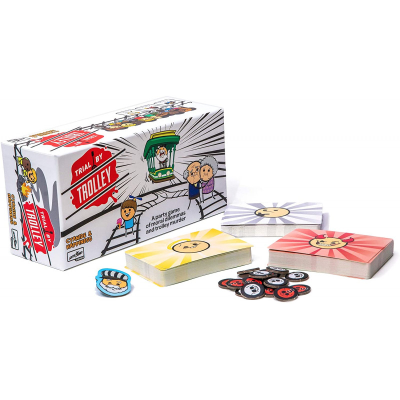 Trial by Trolley - Happiness and Cyanide Boardgame (English) (LDG3203)