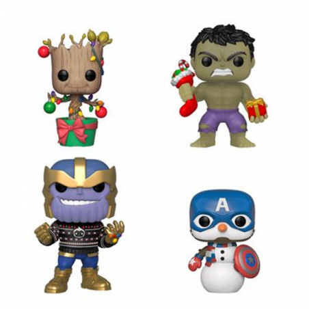 Funko! POP - 4-PACK EXCL Marvel Holiday