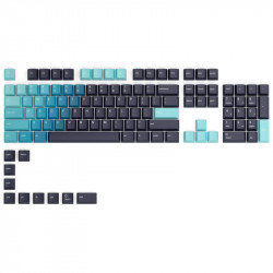 Glorious PC Gaming Race compatible GPBT Keycaps - 114 PBT Tastenkappen, ANSI, US-Layout - Celestial Ice