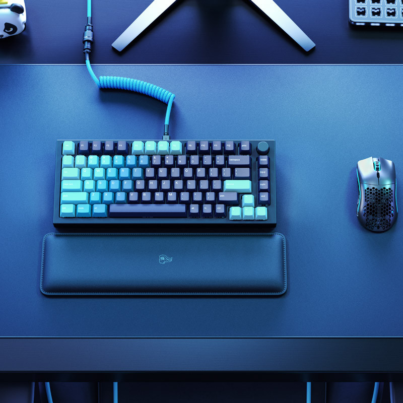 Glorious PC Gaming Race compatible GPBT Keycaps - 114 PBT Tastenkappen, ANSI, US-Layout - Celestial Ice