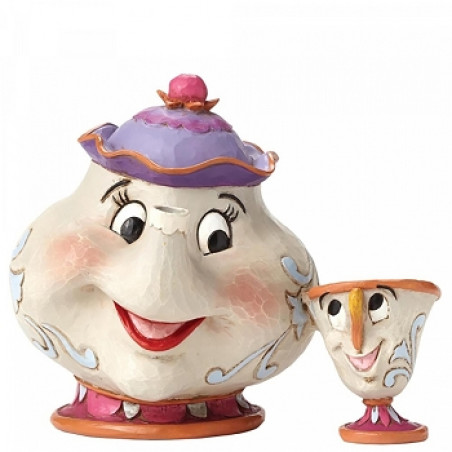 Figurine Mrs. Samovar &amp Chip (Disney Traditions)