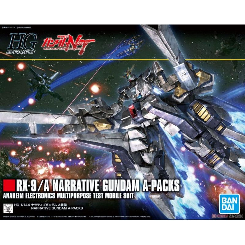 GUNDAM - HG 1/144 Narrative Gundam A-Packs - Model Kit