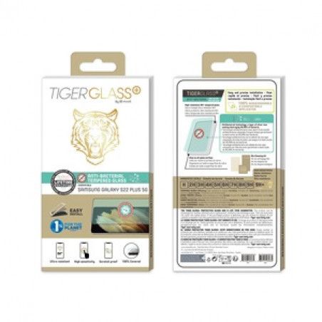 TIGER GLASS PLUS VERRE TREMPE ANTIBACTERIEN SAMSUNG GALAXY S22 PLUS