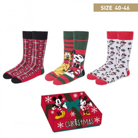 DISNEY - Mickey - Pack de 3 paires de chaussettes (P40-46)