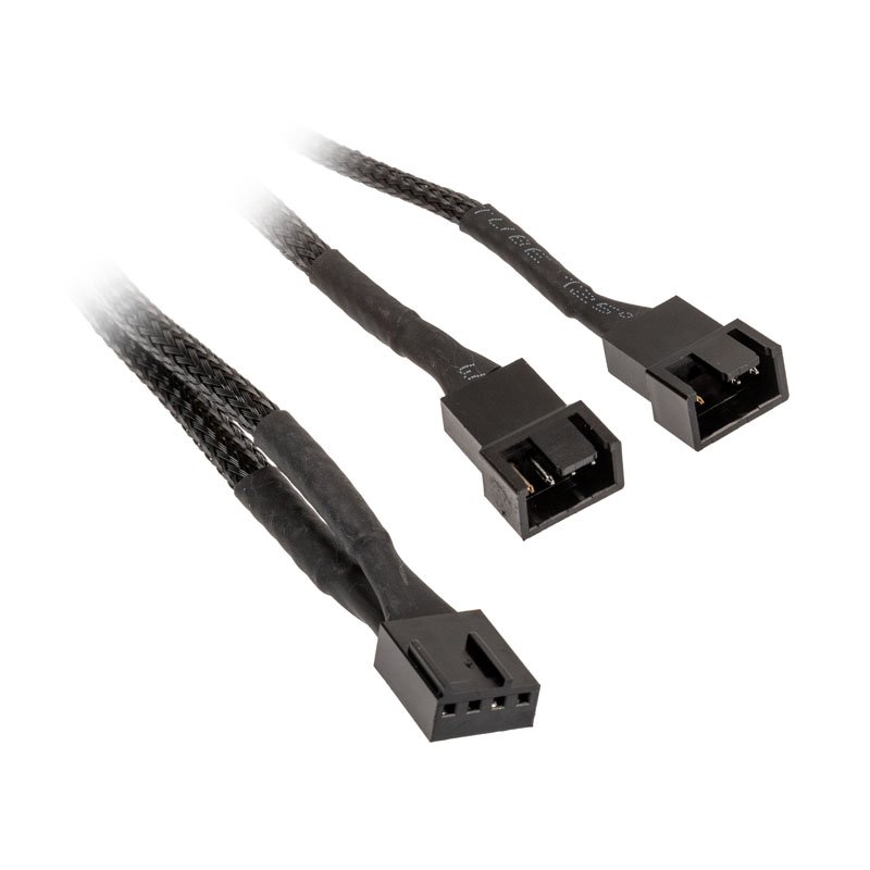 Akasa compatible PWM Lüftersplitter, 4er Pack - schwarz