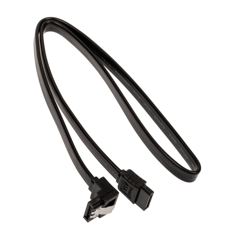 Akasa compatible SATA-Kabel 6 GB/s, gewinkelt, 50 cm