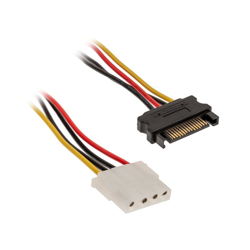 Akasa compatible SATA zu Molex Adapterkabel - 2 Stück