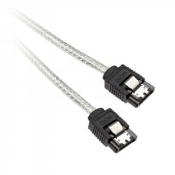 InLine compatible SATA III (6Gb/s) Kabel, transparenz - 0,5m