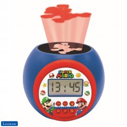 Lexibook compatible - Super Mario Projector Alarm Clock with Timer (RL977NI)